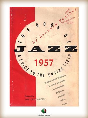 cover image of THE BOOK OF JAZZ--A Guide to the Entire Field